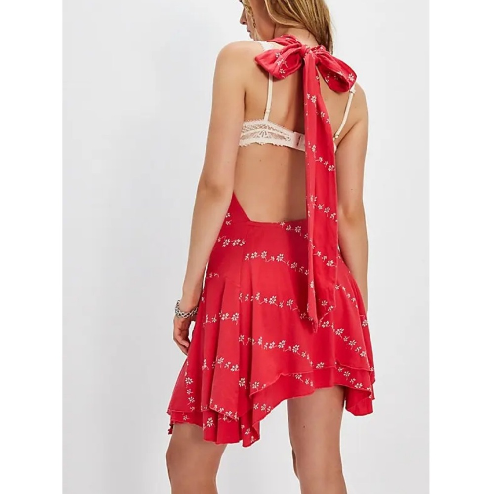 NWOT Electric Days printed mini dress by Free People in size Medium